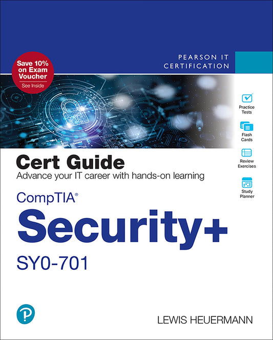 CompTIA Security+ SY0-701 Cert Guide by Lewis Heuermann | Paperback