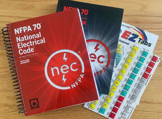 NFPA 70 2020 NEC Spiral Bound + Tabs + 2020 NEC Handbook