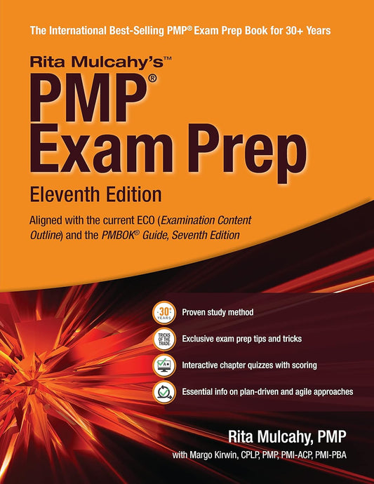 PMP Exam Prep: 2023 Exam Ready by Rita Mulcahy | Spiral Bound | RMC Publications