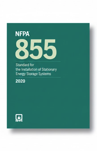 NFPA 855: Stationary Energy Storage Systems, 2020 Edition - Litno Books